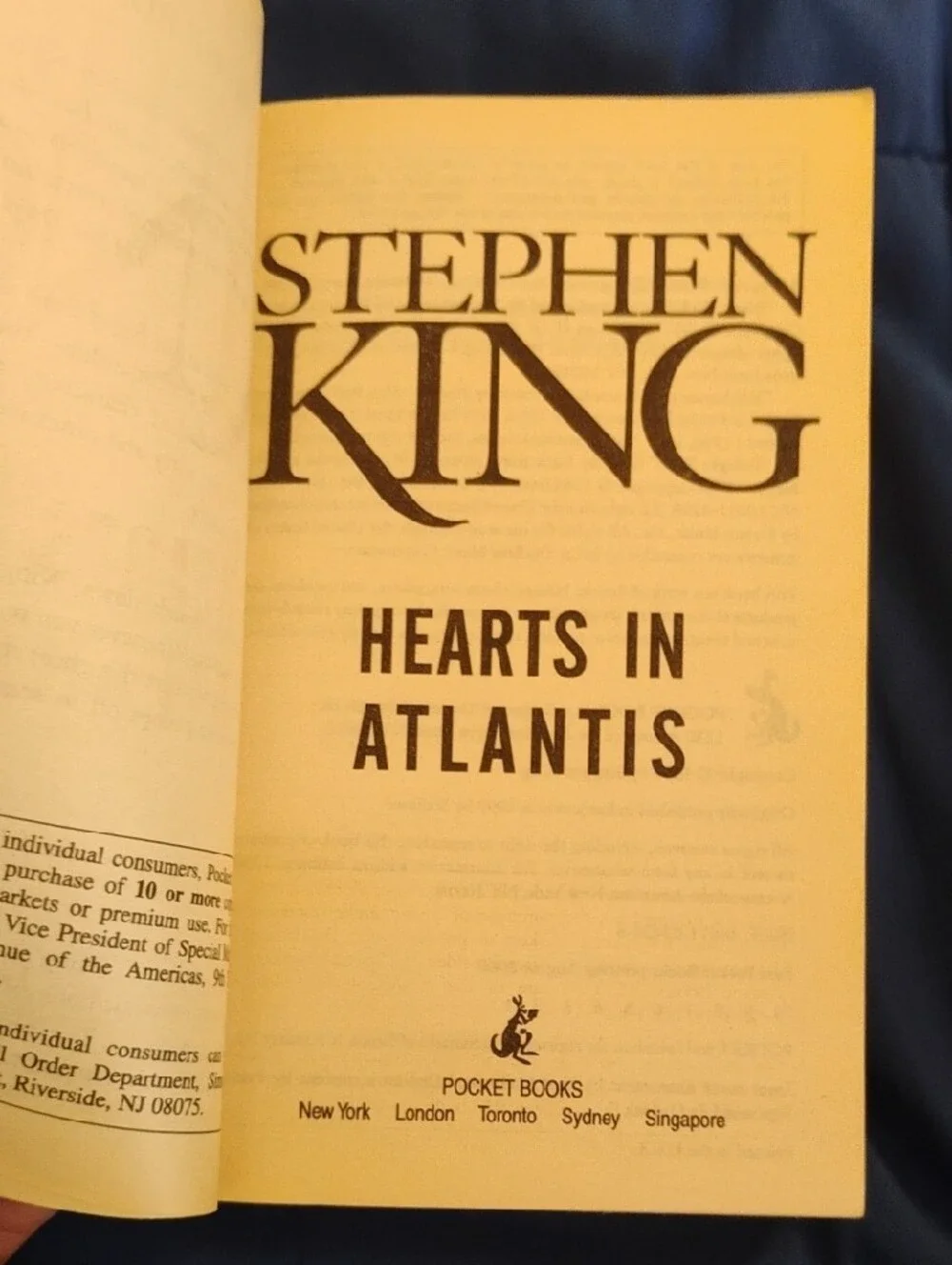 Stephen King Hearts in Atlantis  Paperback
